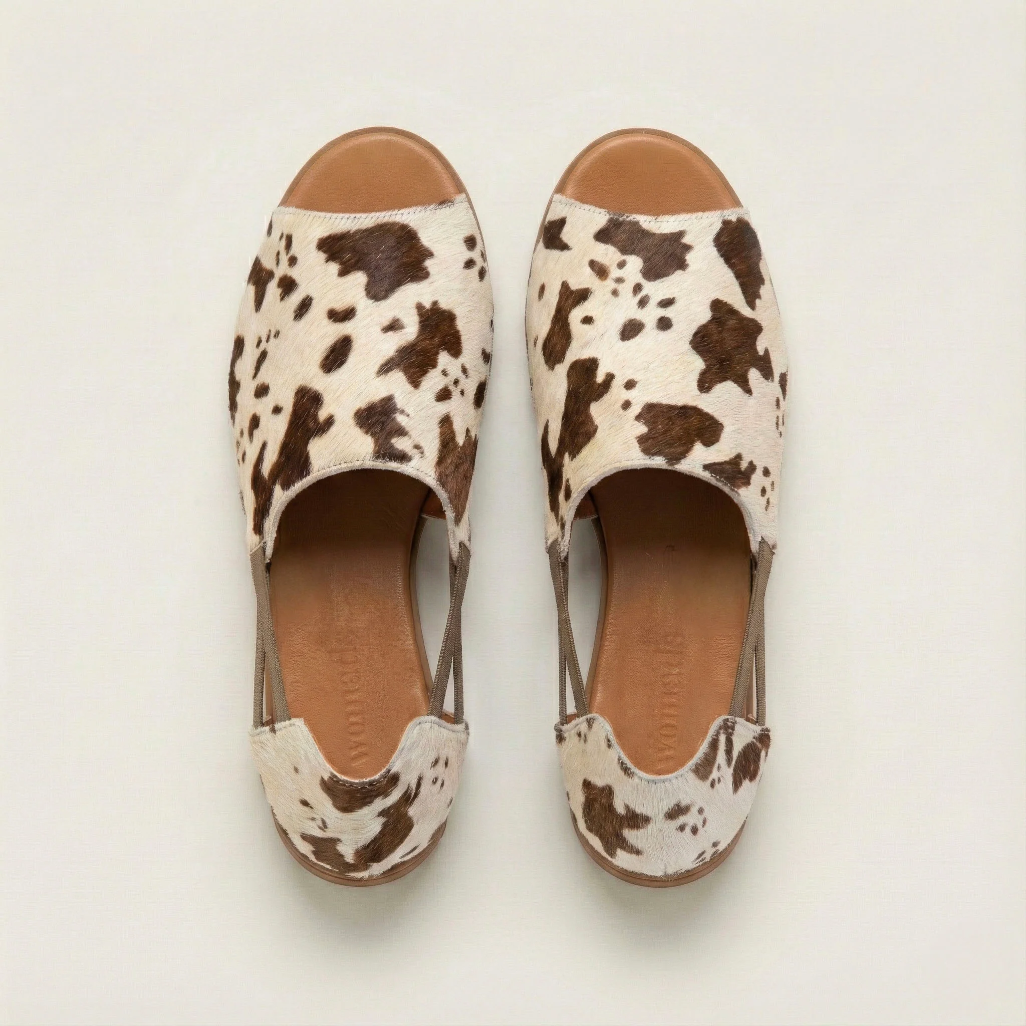 Spotted Luxe Peep Toes