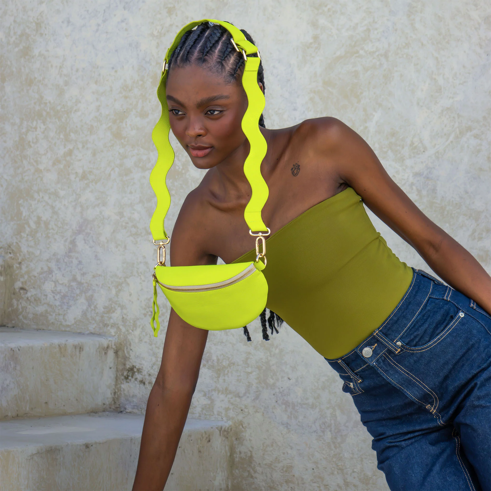 Fluo Green Crossbody - Image 4