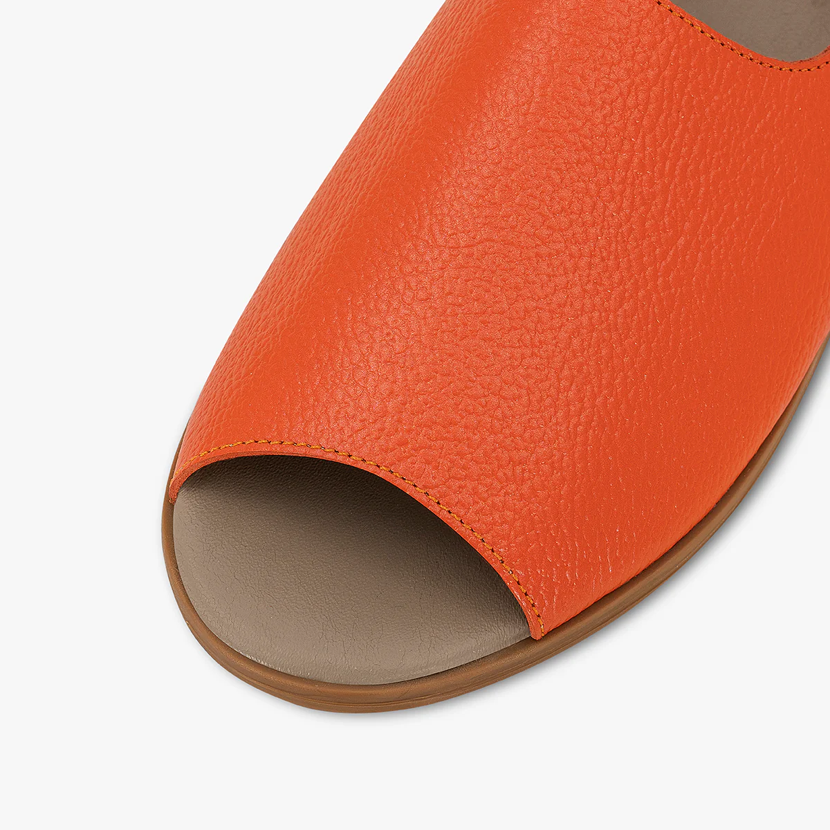 Tiger Orange Peep Toes - Image 5