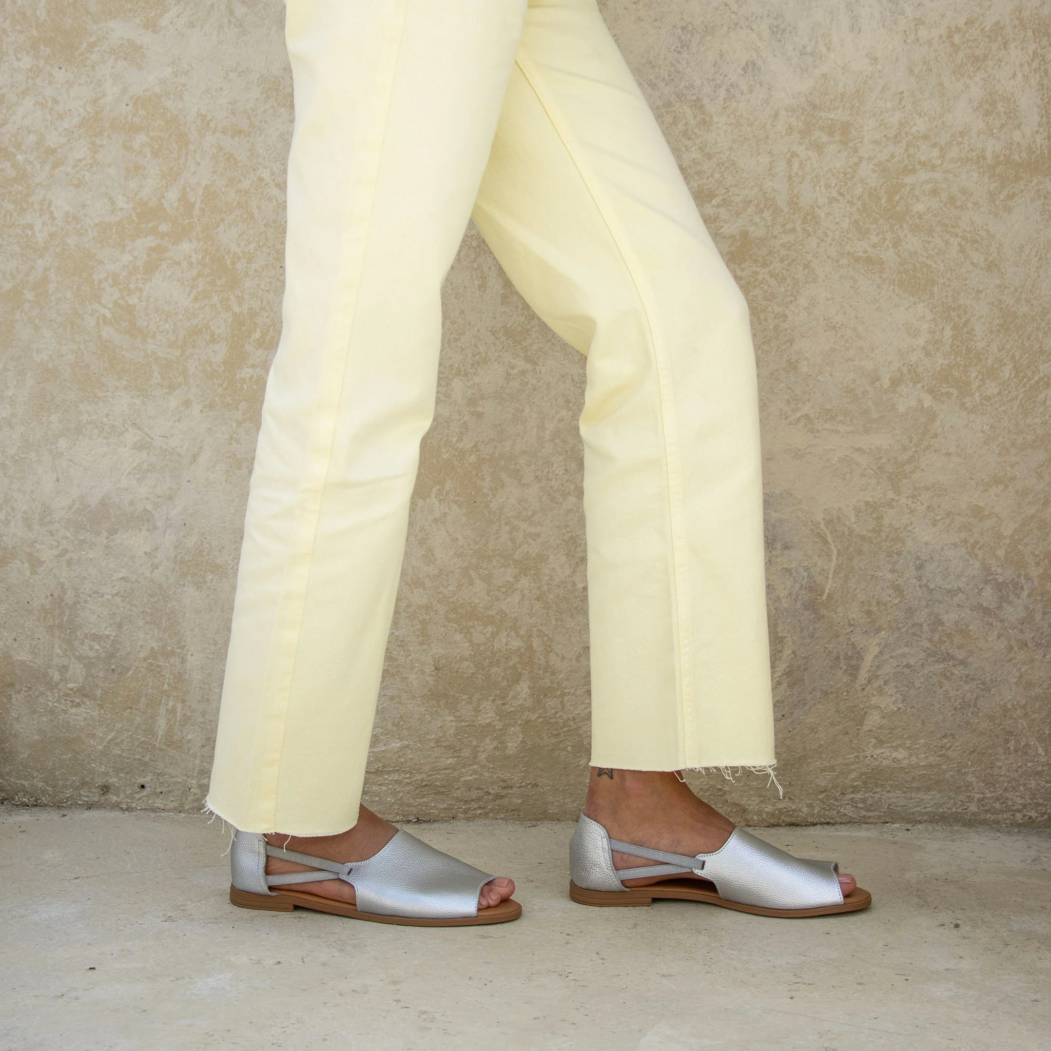 Silver Mirror Peep Toes - Image 2
