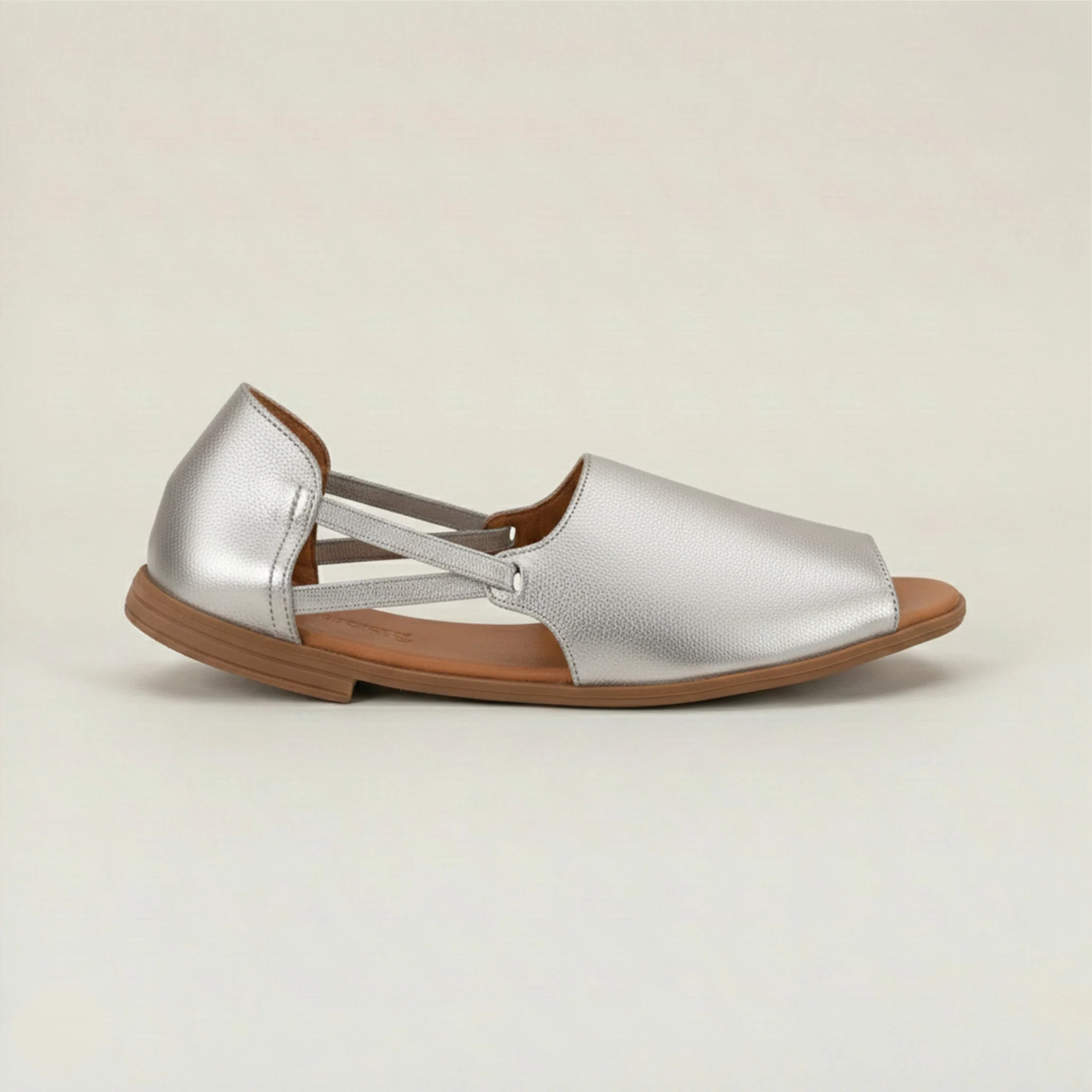 Silver Mirror Peep Toes - Image 3